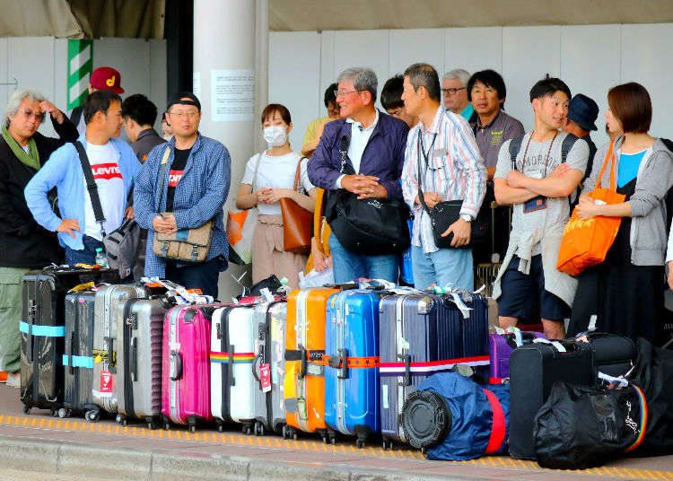 東京旅遊攜帶大行李箱搭乘交通工具的方法＆超方便置物櫃、寄放行李、宅配服務！