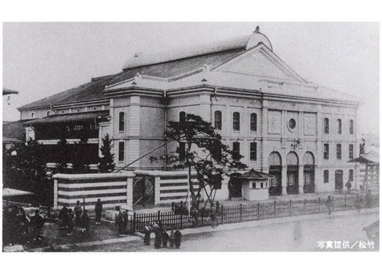 The original Kabuki-za during the Meiji period