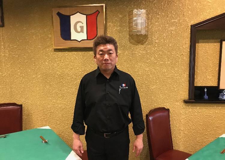 ▲餐廳經理坂本昌一先生