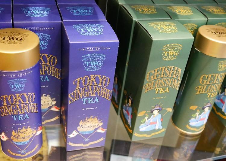 Tokyo-Singapore Tea for 3,996 yen; Geisha Blossom Tea for 3,996 yen (tax included)
