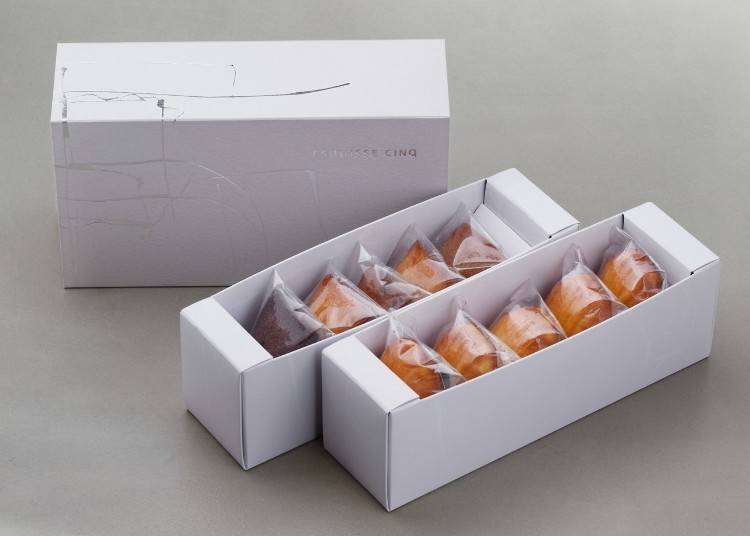 烘焙點心 5個1盒1,852日圓 10個一盒2,778日圓 15個一盒4,167日圓（未稅價）