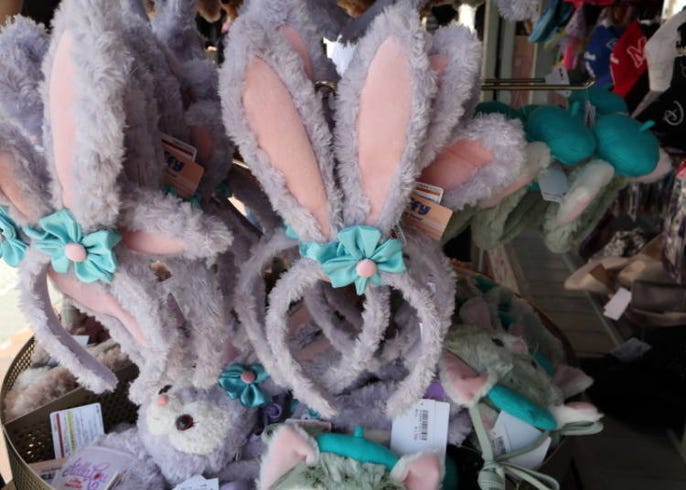 DISNEY Stella Lou Headband Ears Tokyo JAPAN Disney Sea Duffy Mickey Bunny Rabbit Pre-Order Tokyo Disney SEA 2025 Duffy 20th Anniversary  main image 2