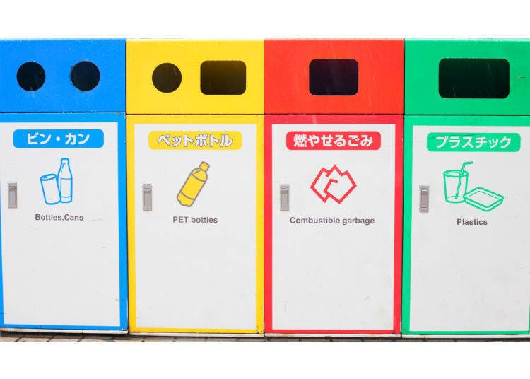 垃圾桶標誌看清楚！日本垃圾有分類
