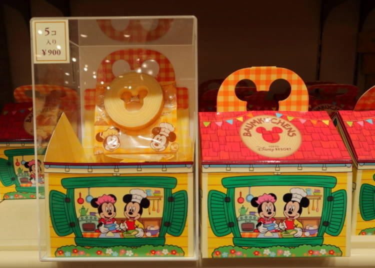 Baumkuchen: Mickey in a Layered Cake! (900 Yen)