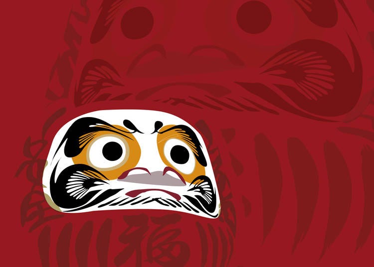 Bonecas Daruma Japonesas