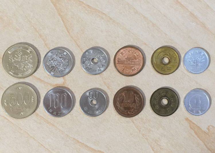 日本的硬幣