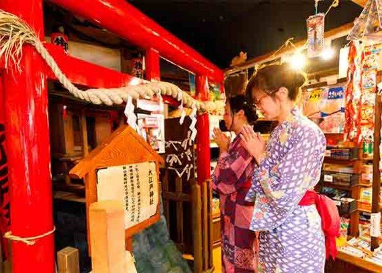 ▲ I found an Oedo Shrine in a corner of Hirokoji! I gave thanks for the fun day and promised to visit again.