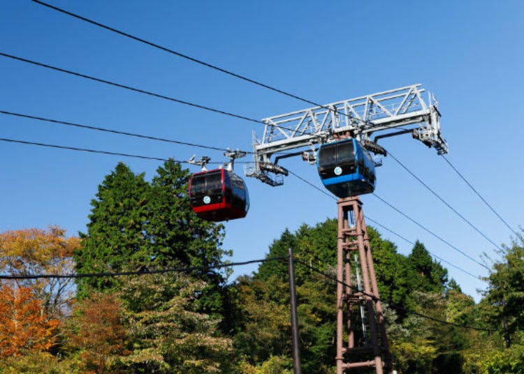 ▲ From Togendai Station to Owakudani! The Hakone Ropeway is a popular means of transportation used by more than 3,000 passengers every day of the week.
