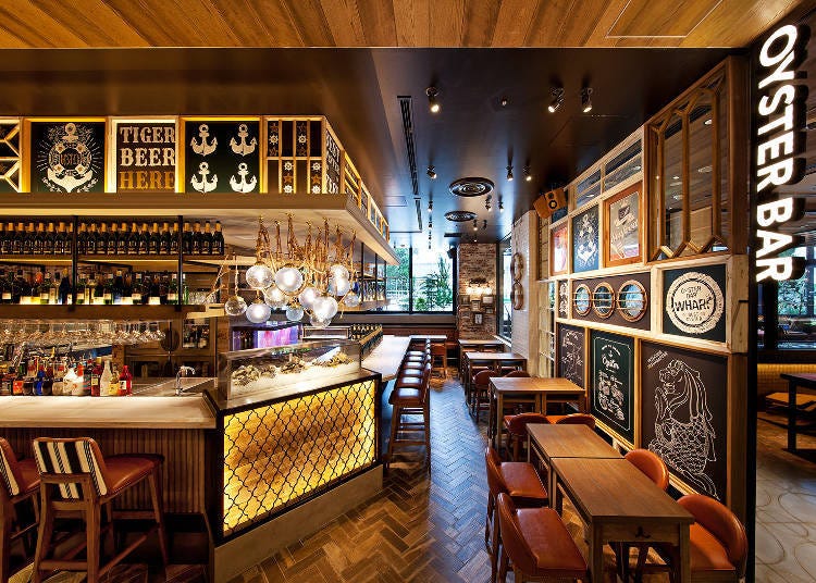 Oyster Bar Wharf: The Singaporean Bar Hit is Now in Tokyo!
