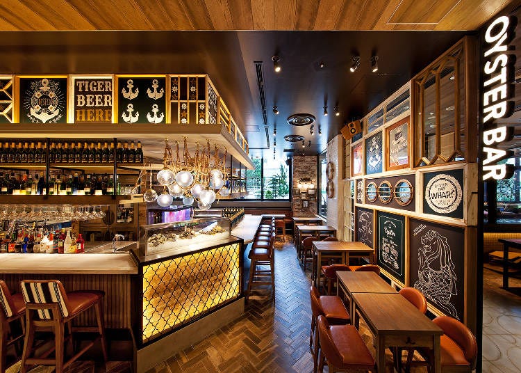 日本首店開幕！新加坡發源的牡蠣料理餐廳「OysterBar wharf」