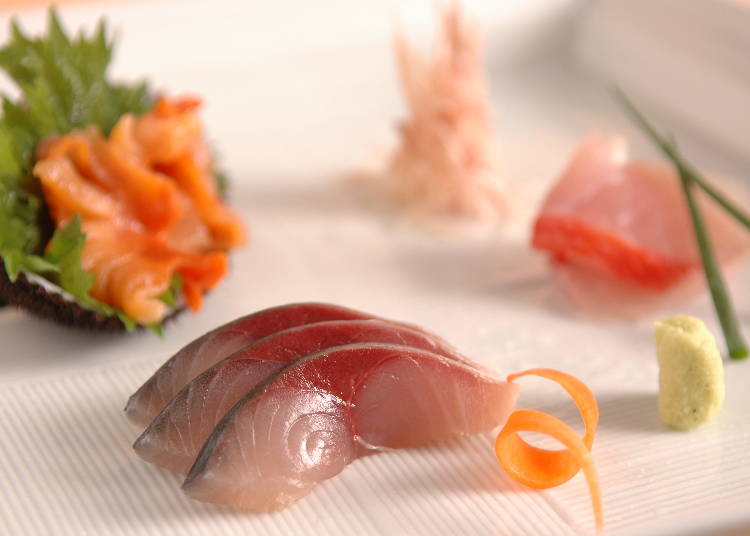 除了握壽司以外，還有生魚片與小菜等，這些充滿深度的日本料理陸續登場！
