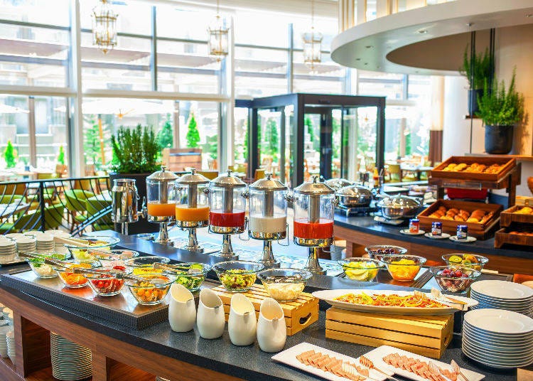 2) The morning buffet and its bright space will kickstart your morning.