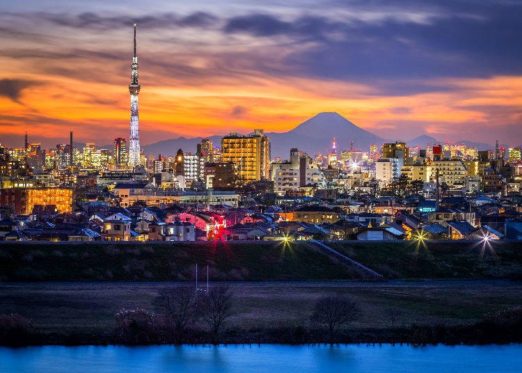 賞富士山的最佳地點大公開①東京最適合眺望富士山的地方