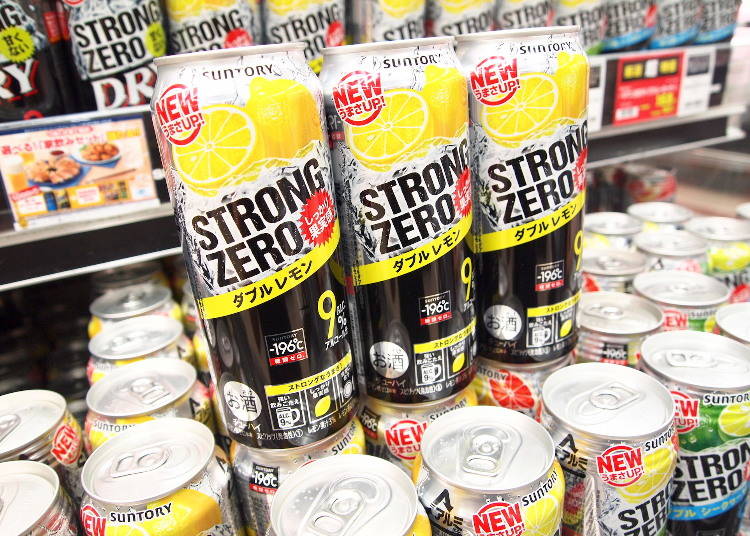-196°C Strong Zero Double Lemon 500 ml (Suntory, 168 yen excluding tax)