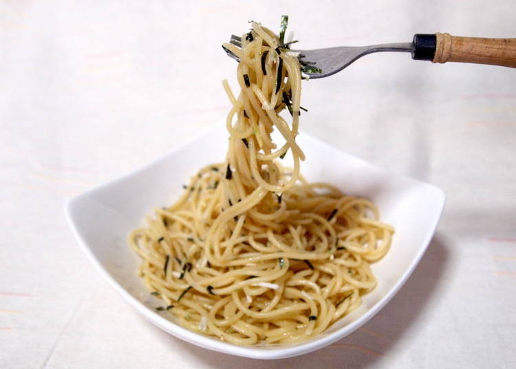 #4. Go Full Japanese: Oh My “Wa” Pasta Suki no Tame no Fragrant Wasabi (Nisshin Seifun, 168 yen excluding tax)