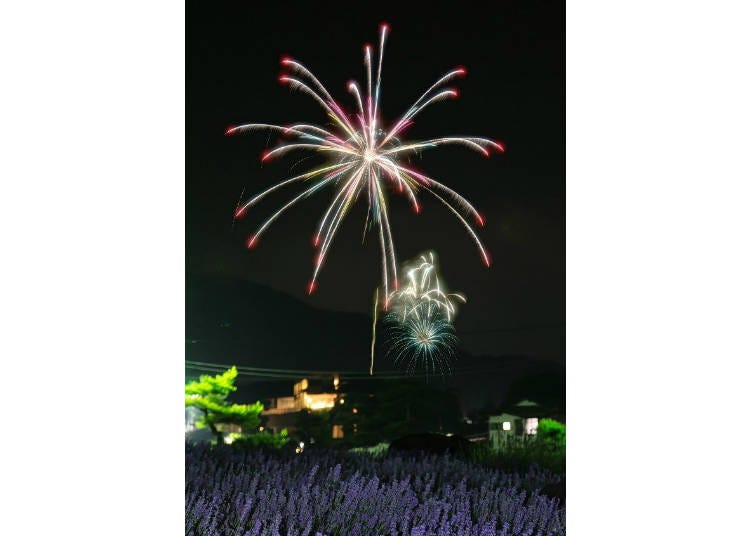 July 7th marks the start of the mountaineering season for Mount Fuji and fireworks are launched over the lake to celebrate the day.