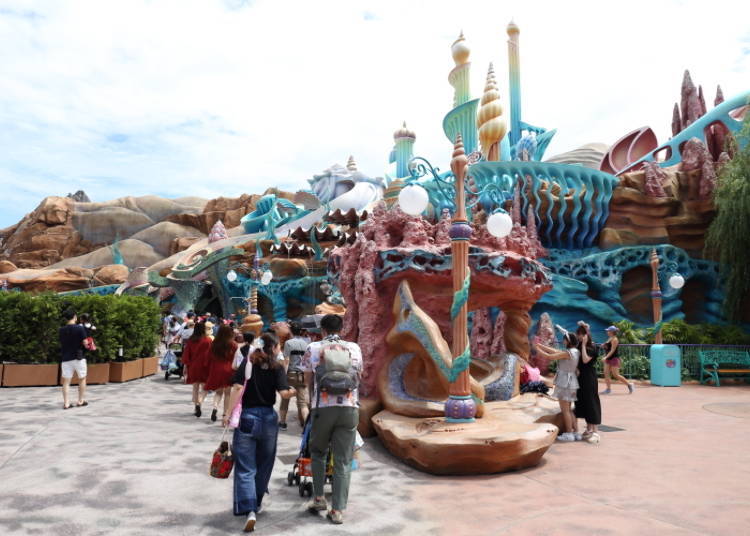 The entrance to the Mermaid Lagoon. The theater is inside.