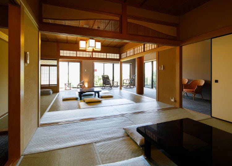 ▲ The women’s resting area is bright, comfortable, and wonderfully Japanese.