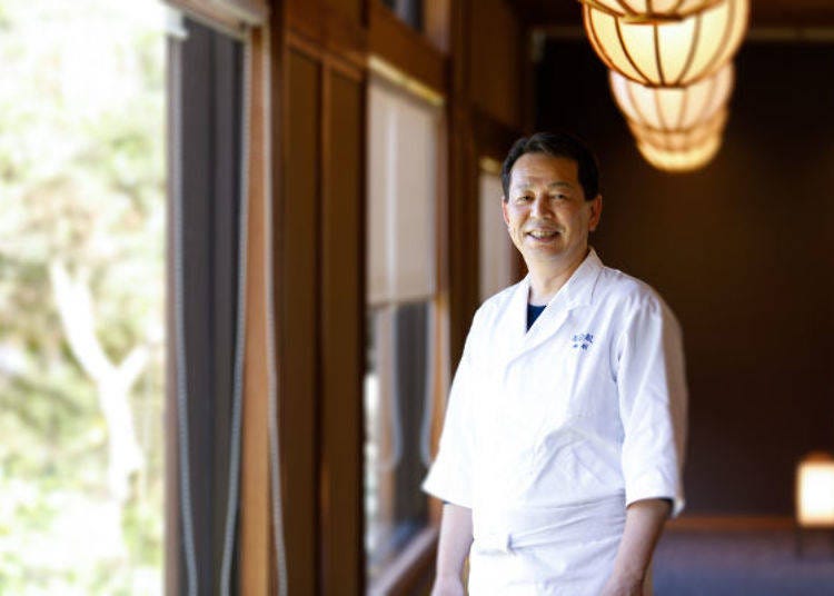 ▲ Chef Hosoba creates dishes with the motto of colorful and healthy.