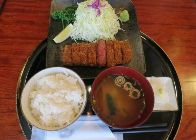 Impressive Delights: Fried Beef Cutlet at "GYUKATSU Miyashita"