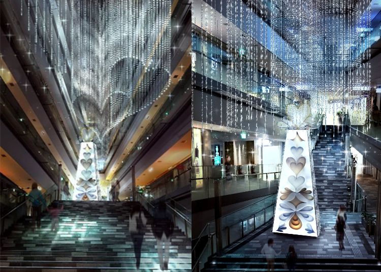6. Omotesando Hills 2019: Urban aurora i vintersesongen