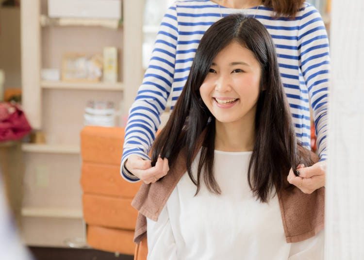 日本の美容院は世界一の技術とサービスね！