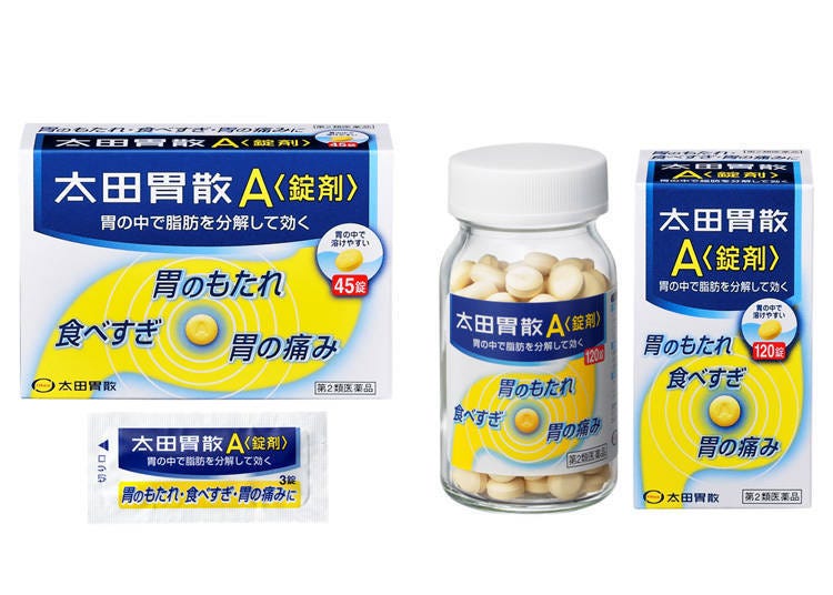 Overeat? Try Ohta’s Isan A (Tablets) (Available in packages of 45, 120, and 300)