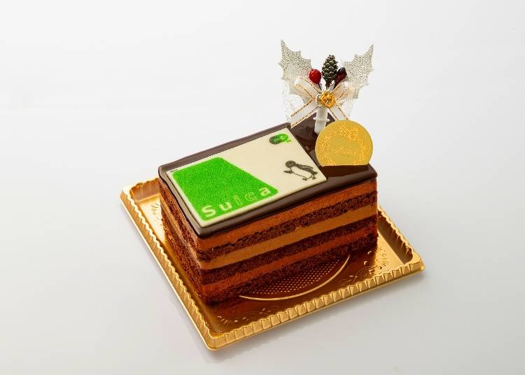 「Caffarel Suica卡片造型蛋糕」/ Caffarel