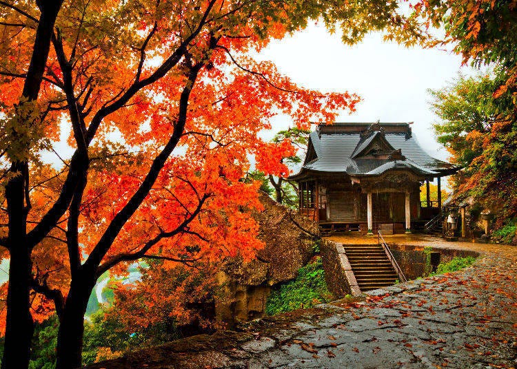 4. Risshaku-ji Temple (Yamadera) in Yamagata Prefecture