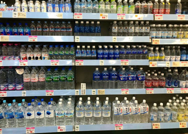 Water sold at a super market.