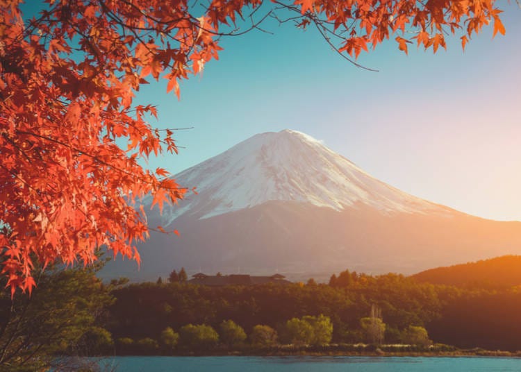 5. It's the perfect season to enjoy views of Mt. Fuji