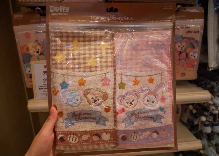 睡衣派對系列刺繡方巾（一組二入） 價格：1500日圓