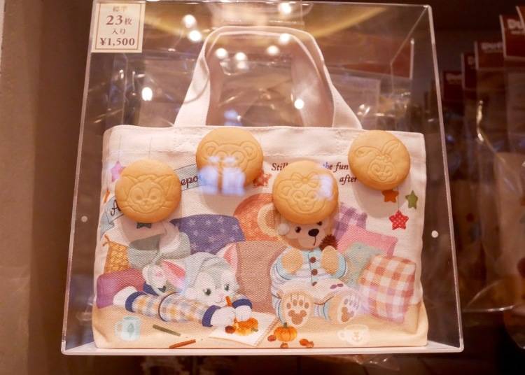 睡衣派對系列餅乾+小提袋 價格：1500日圓