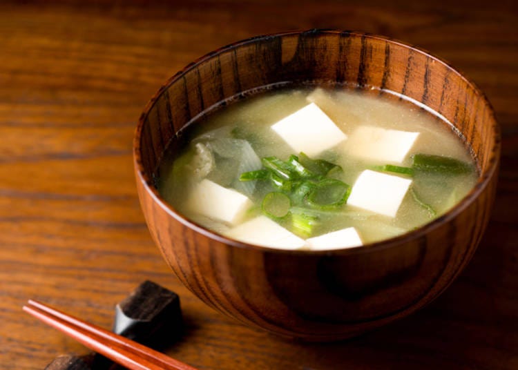 Miso Soup: A soul-soothing broth made from fermented soybean paste, often with tofu and seaweed.