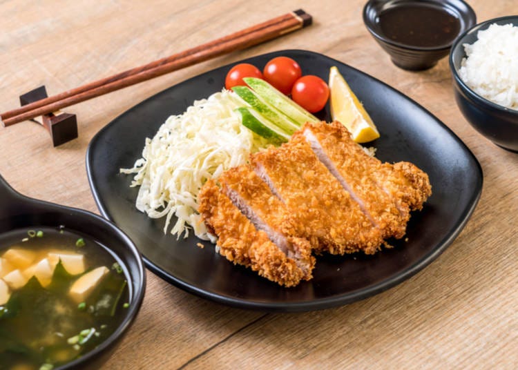 Tonkatsu: A deep-fried pork cutlet, crispy on the outside and tender within.