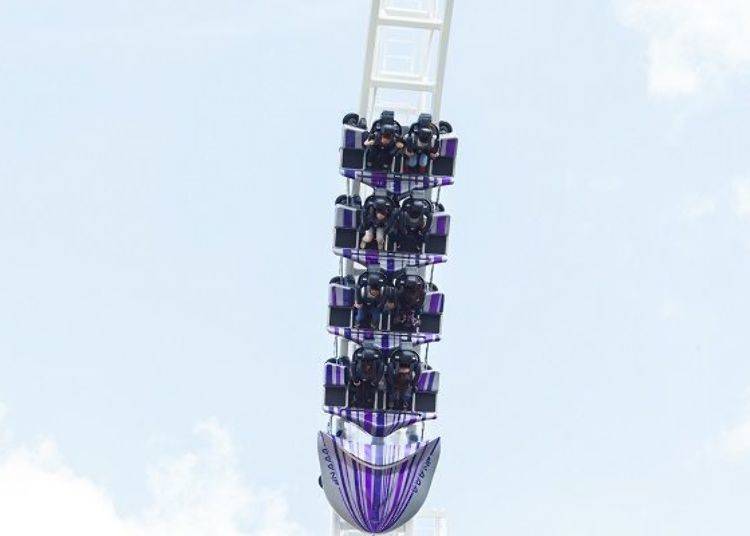 After the sudden launch, we enter one of the world’s largest loops.