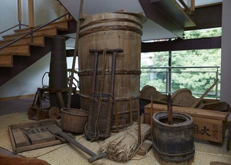 Inside Asaya Hotel, numerous historic exhibits tell the story of how the hemp shop evolved to the inn of today.