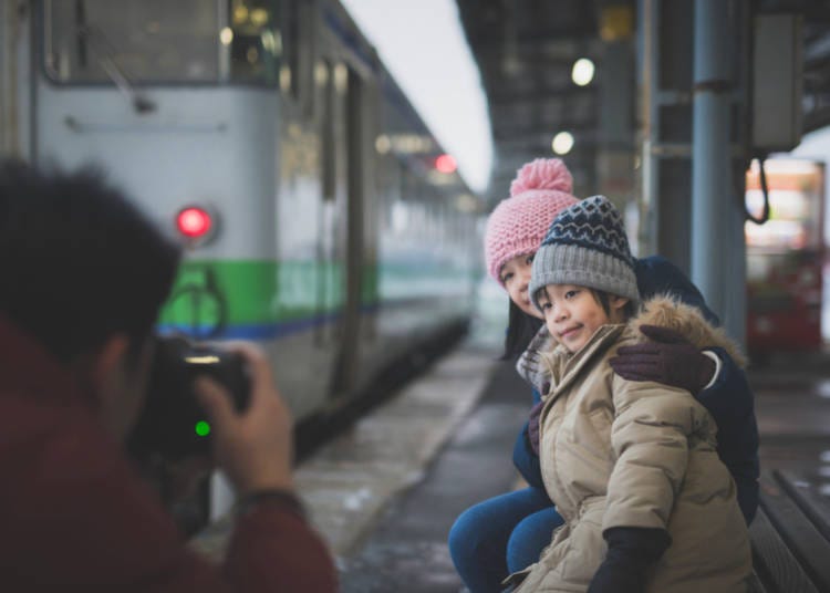5. Travelling on Trains in Tokyo with kids
