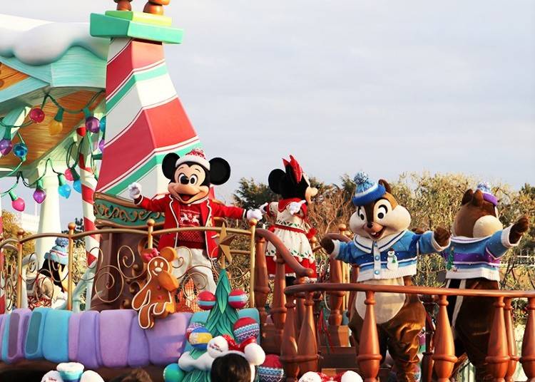 ［東京迪士尼樂園］跟著旋律拍手，和迪士尼明星們一起參與遊行表演！「迪士尼聖誕故事集」