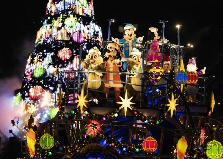 ［東京迪士尼海洋］有美麗的夜景加分呈現出夢幻般的聖誕節「絢彩聖誕」