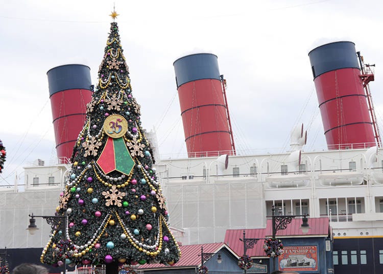 ［東京迪士尼海洋］充滿濃濃佳節氣氛的聖誕裝飾景點