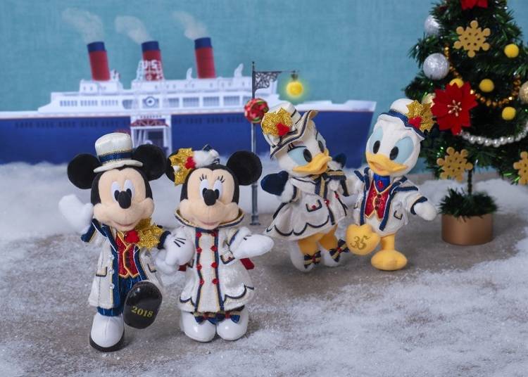 ［東京迪士尼海洋］全新造型的米奇與米妮登場了！聖誕節系列限定商品！