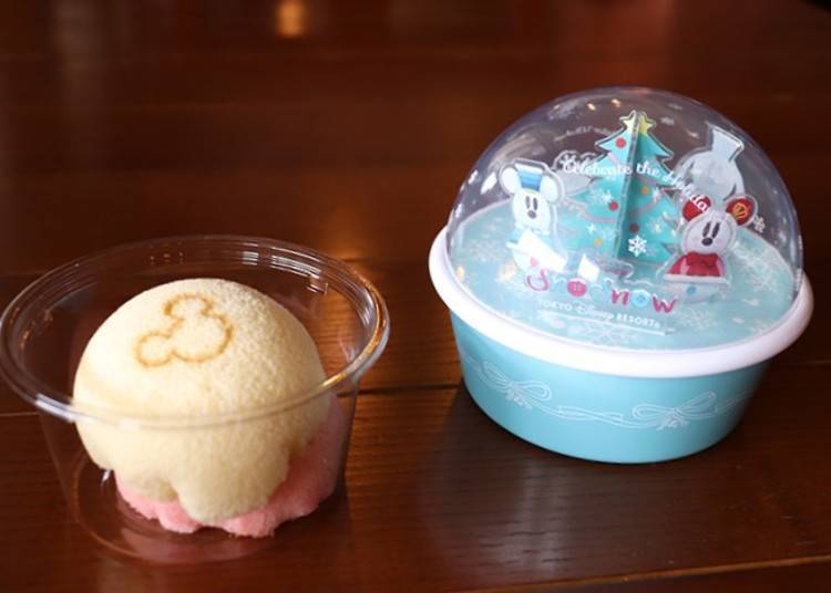 「卡士達蛋糕（紅豆&草莓）　附紀念盒」980日圓