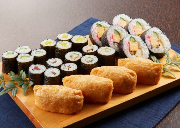 3. Sushi for vegetarians in Japan