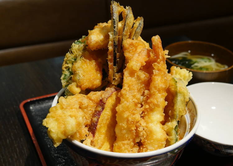 Only Available Here! “Bikkuri Tendon” Packed to the Brim!