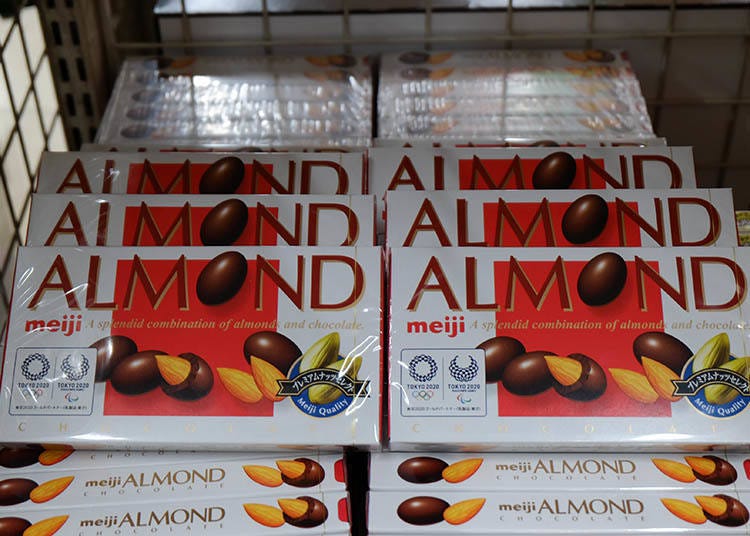 meiji ALMOND巧克力 ( 84g) 參考售價 189日圓(含稅)