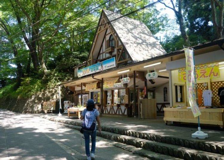 The Mount Takao Monkey Park & Wildflower Garden is on Trail #1, about 3 minutes away from Takaosan Station.