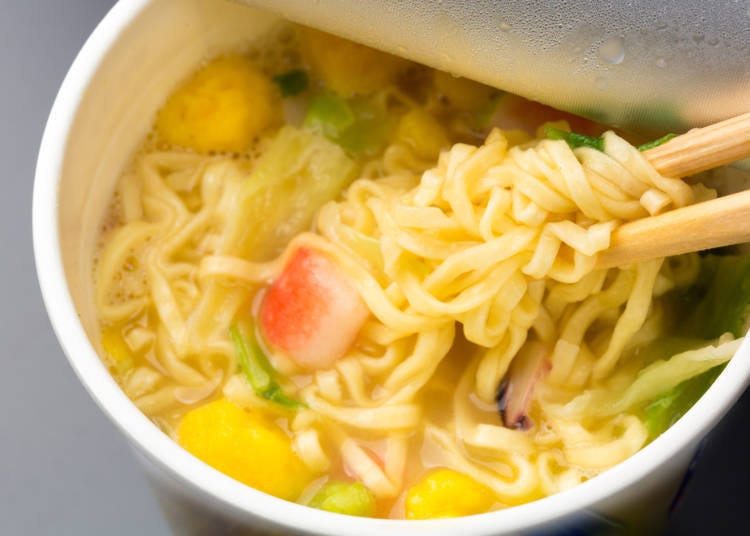 Second place on the budget-friendly food list: "Instant Noodles"