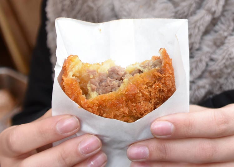 Matsusaka beef croquette 350 yen (tax included)