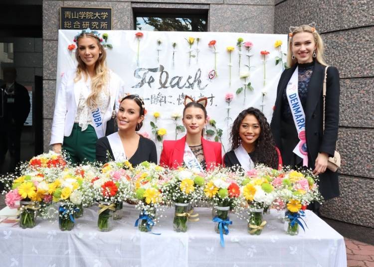 Aoyama Campus English Tour with Miss International